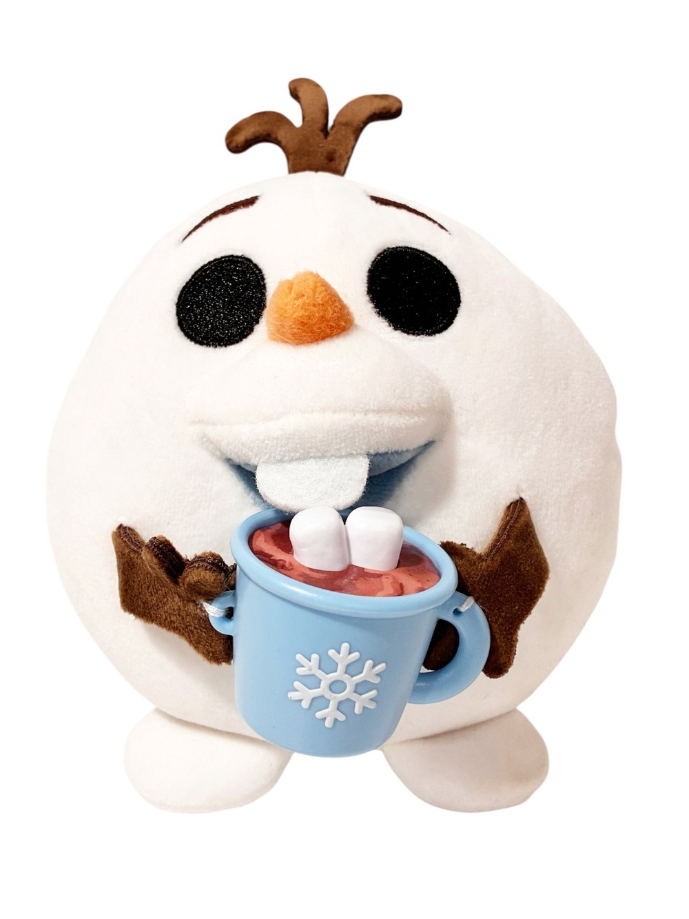 Snackles Disney Frozen Olaf Plush Stuffed Toy Hot Chocolate